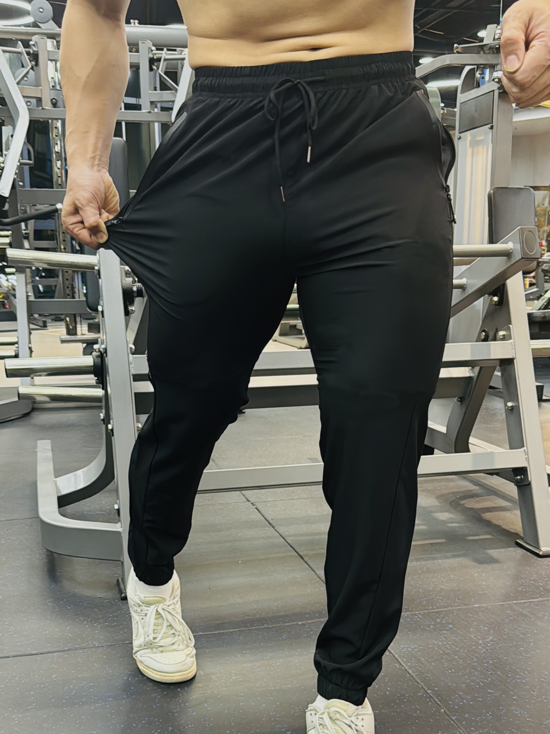 Men's Stretch Sweatpants – Quick-Dry, 4-Way Stretch, Slim Fit Joggers For Workout & Casual Wear