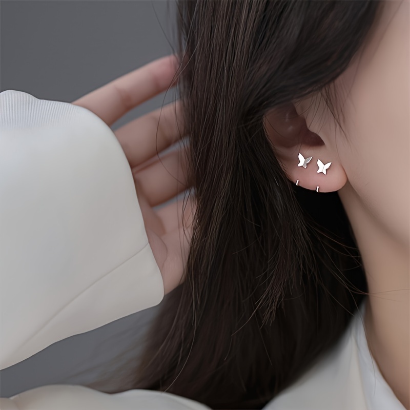 Chic Butterfly Hook Earrings