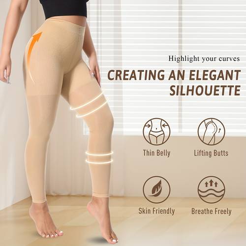leggings de compresión cálidos para mujer, moldeadores de piernas para otoño e invierno, con un de compresión de 15- mmhg