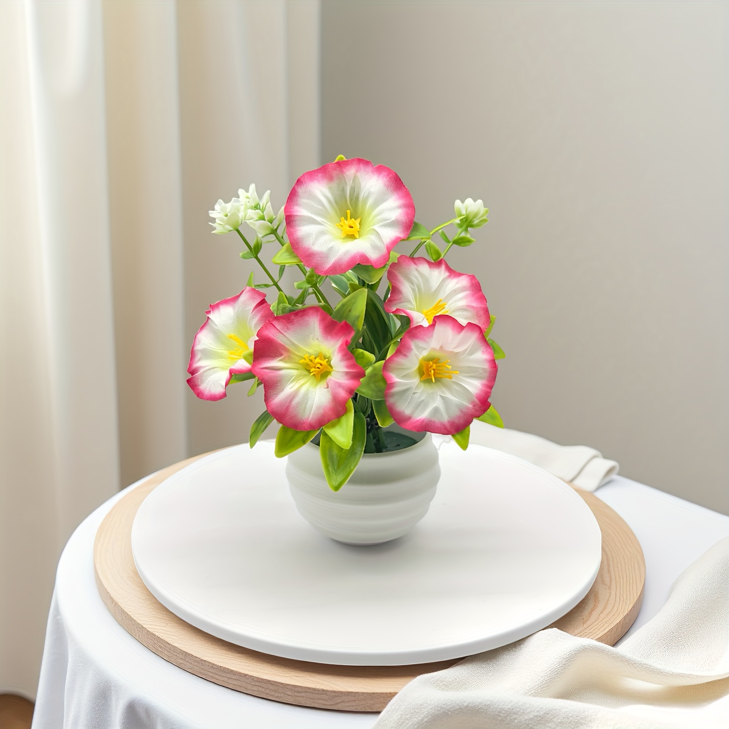 1/6 Set Morning Glory bloemen met pot