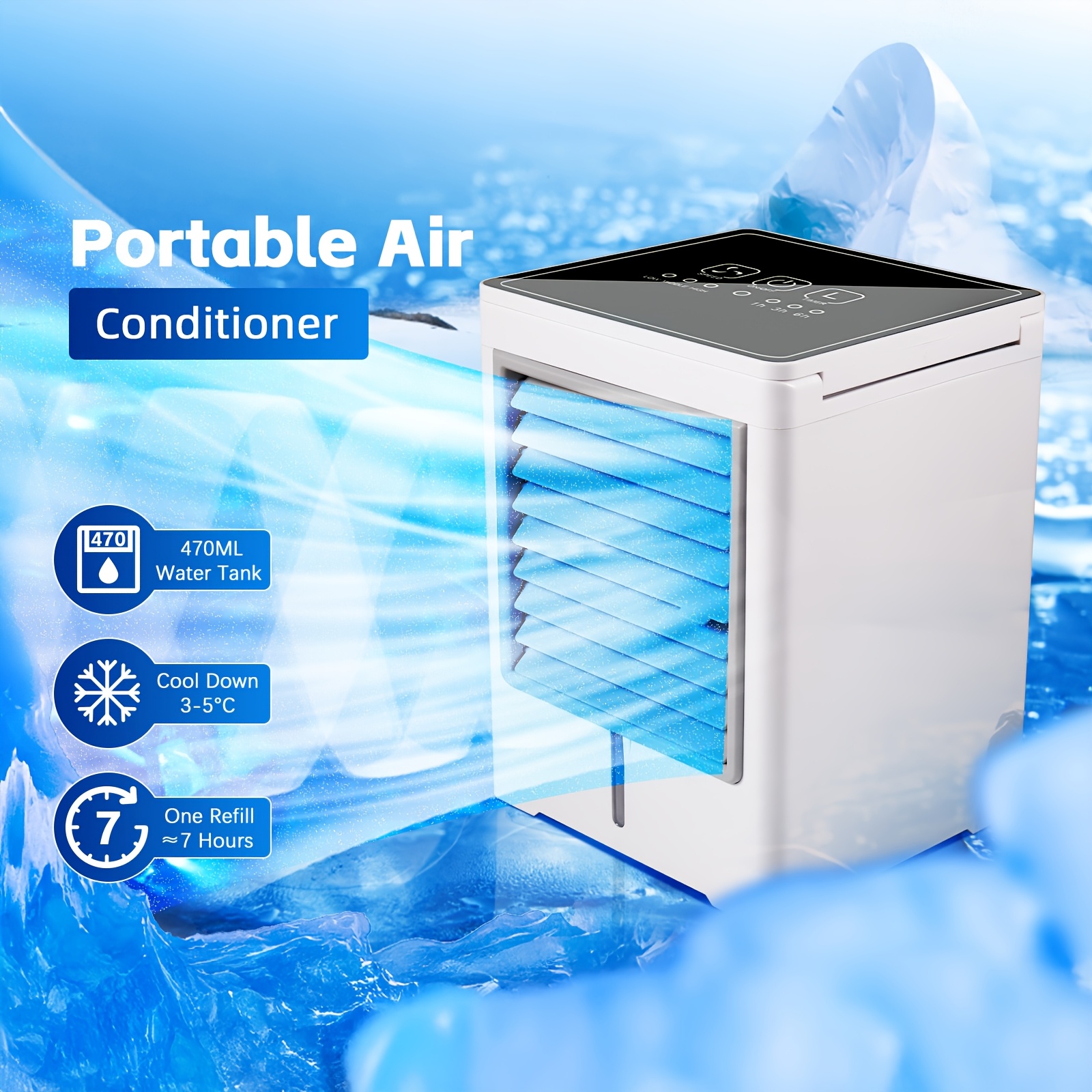Usb Personal Mini Air Conditioner Fan Evaporative