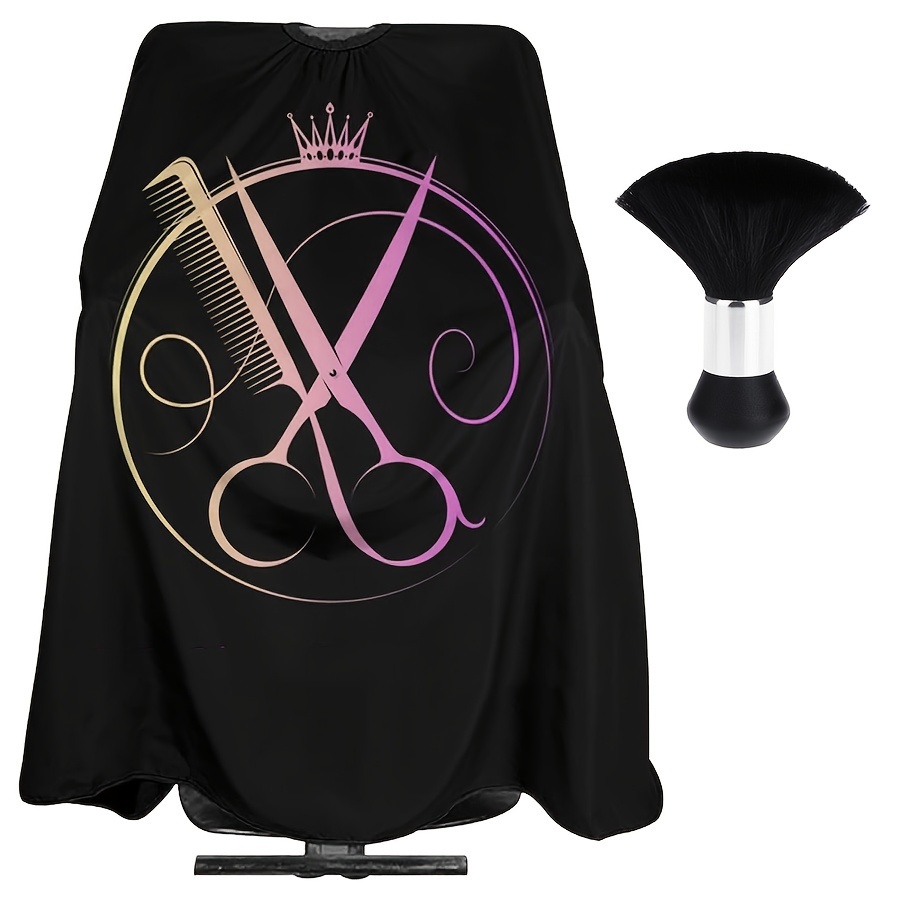 

Waterproof Hair Cutting Cape Shawl - Easy-clean, Professional Salon Apron For Hairdressers & Barbers, Ideal For All Hair Types, Hair Cutting Cape, Waterproof, Easy-clean,