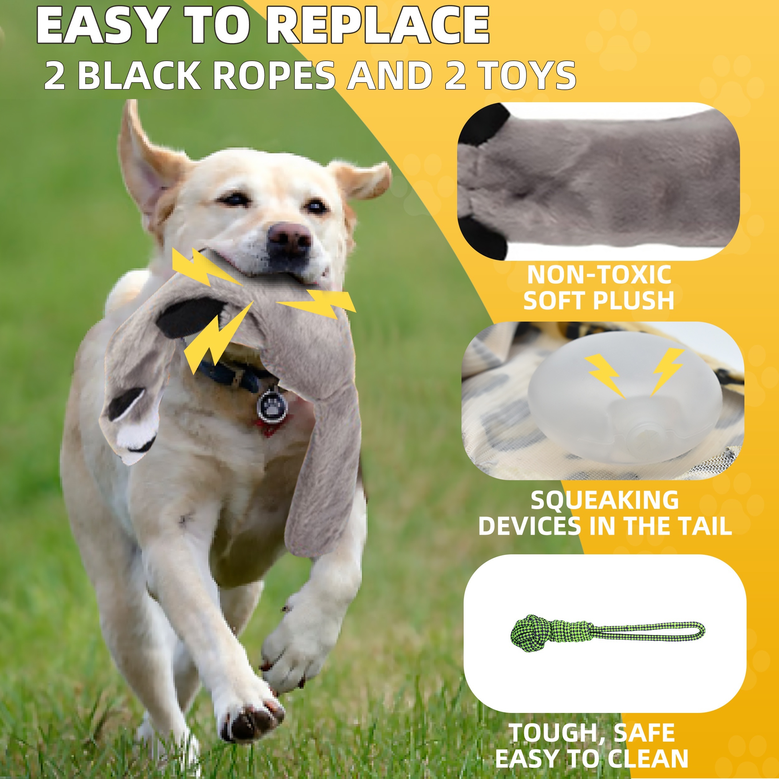 Short Stick for Dogs - Ball + Beaver / Ball + Duck