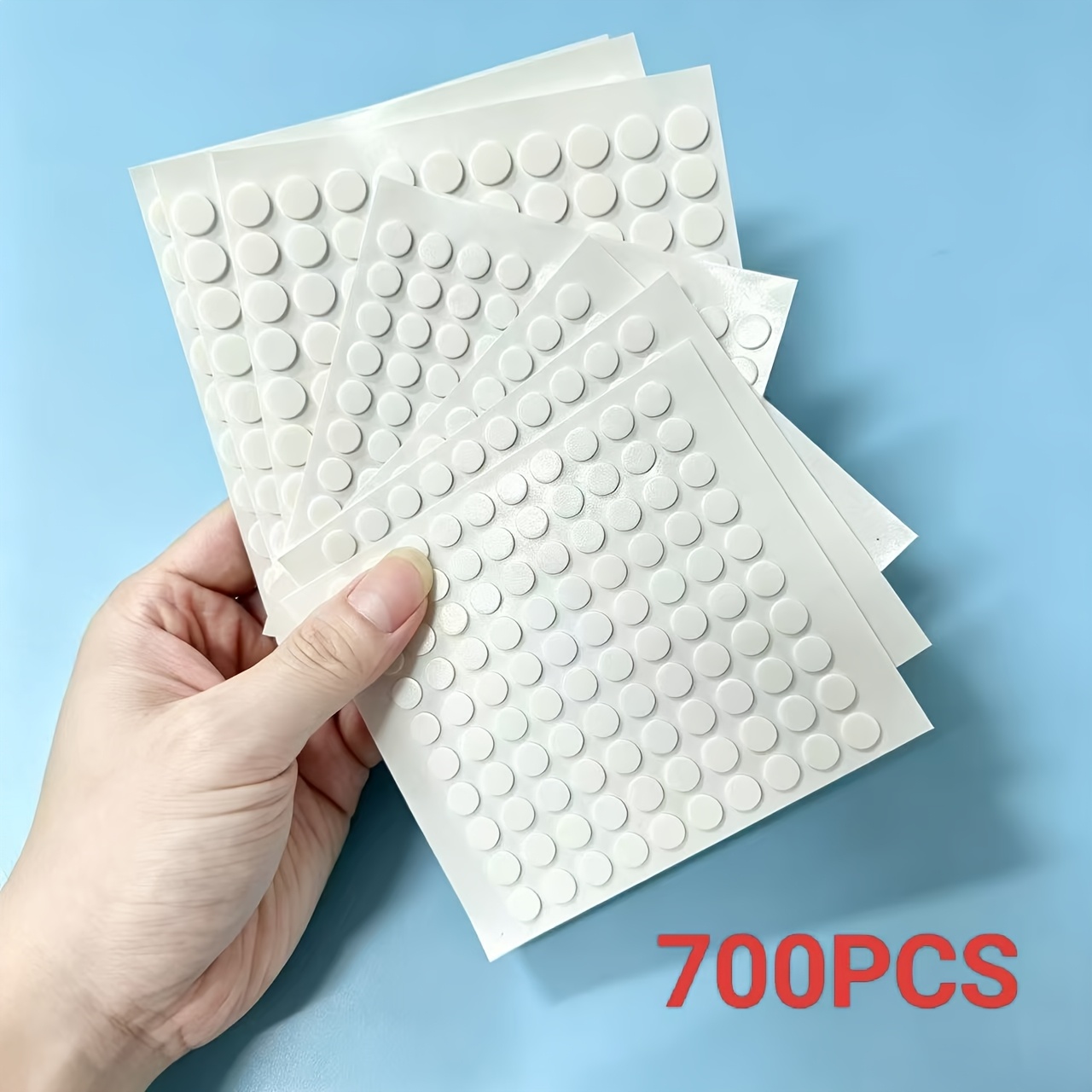 TEMU 7 feuilles de 700 points de mousse double face, autocollants de ruban adhésif de mousse 3D pour le scrapbooking, la fabrication de cartes et les