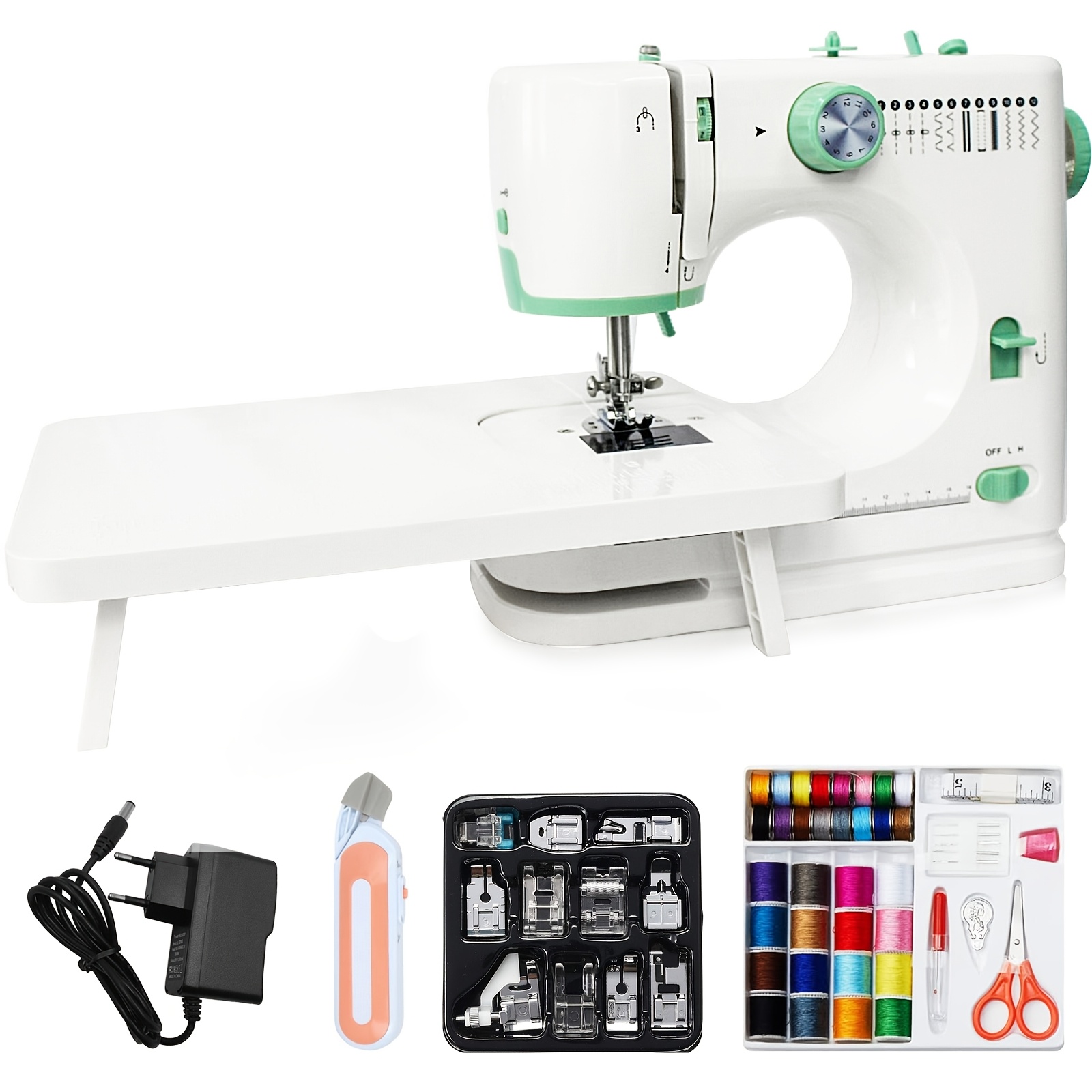 Sewing Machine, Sewing Machine With 12 Patterns, Electric Sewing Machines For Beginners Professional, Christmas Gifts Gift Idea (sewing Machine Sewing Additions)