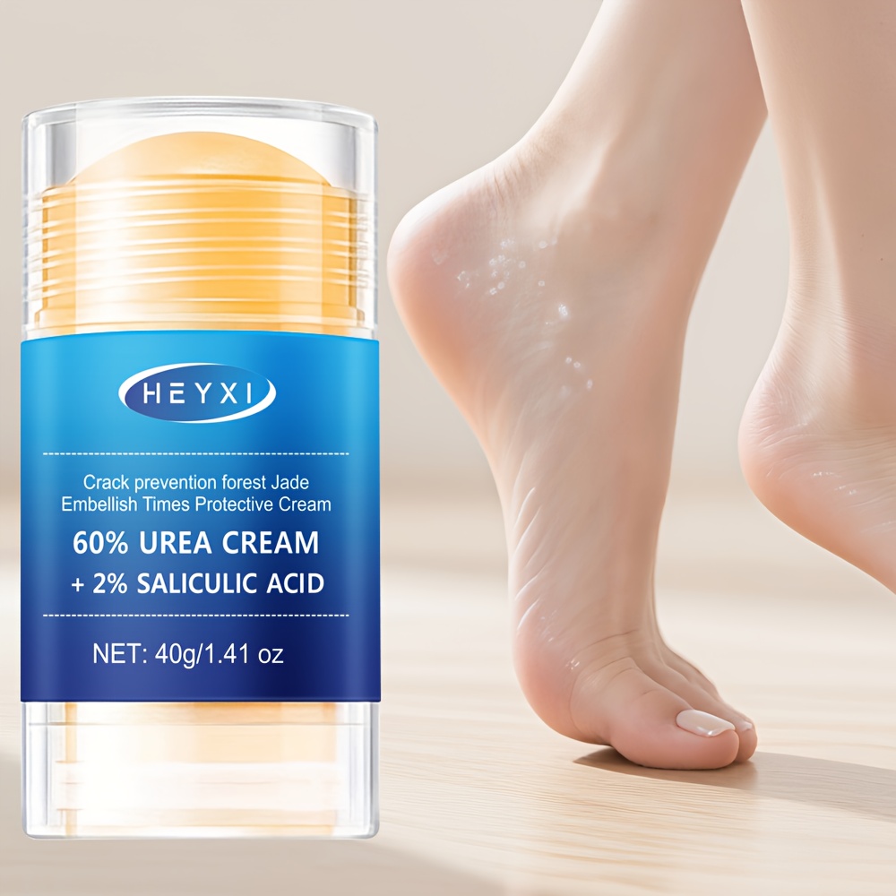 Image of 60% Urea Hand And Foot Cream With 2% Salicylic Acid To Reduce Cracking, Moisturize And Dry Rough Light Beige