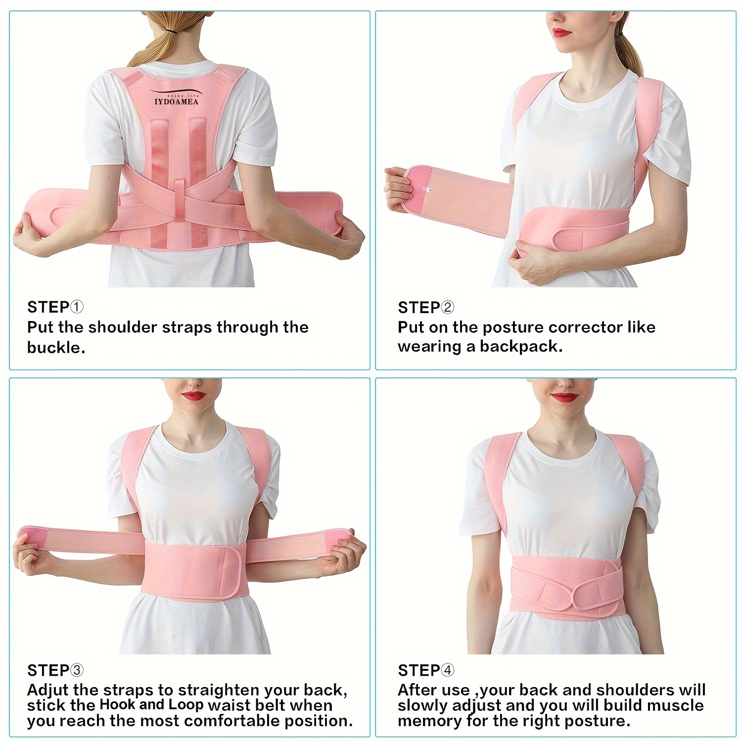 Back brace that helps posture best sale