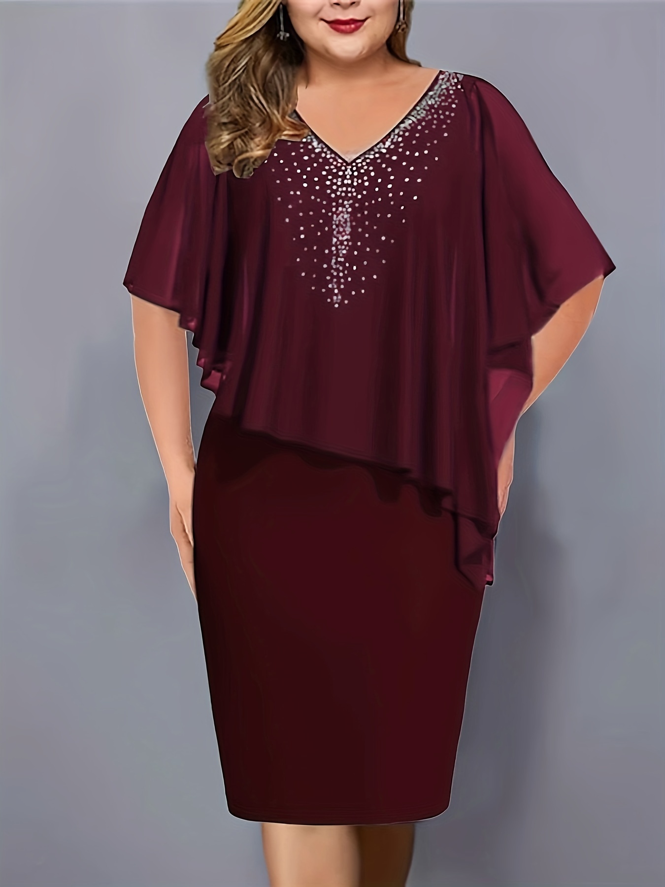 Dresses For Wedding Guest Plus Size - Temu Canada