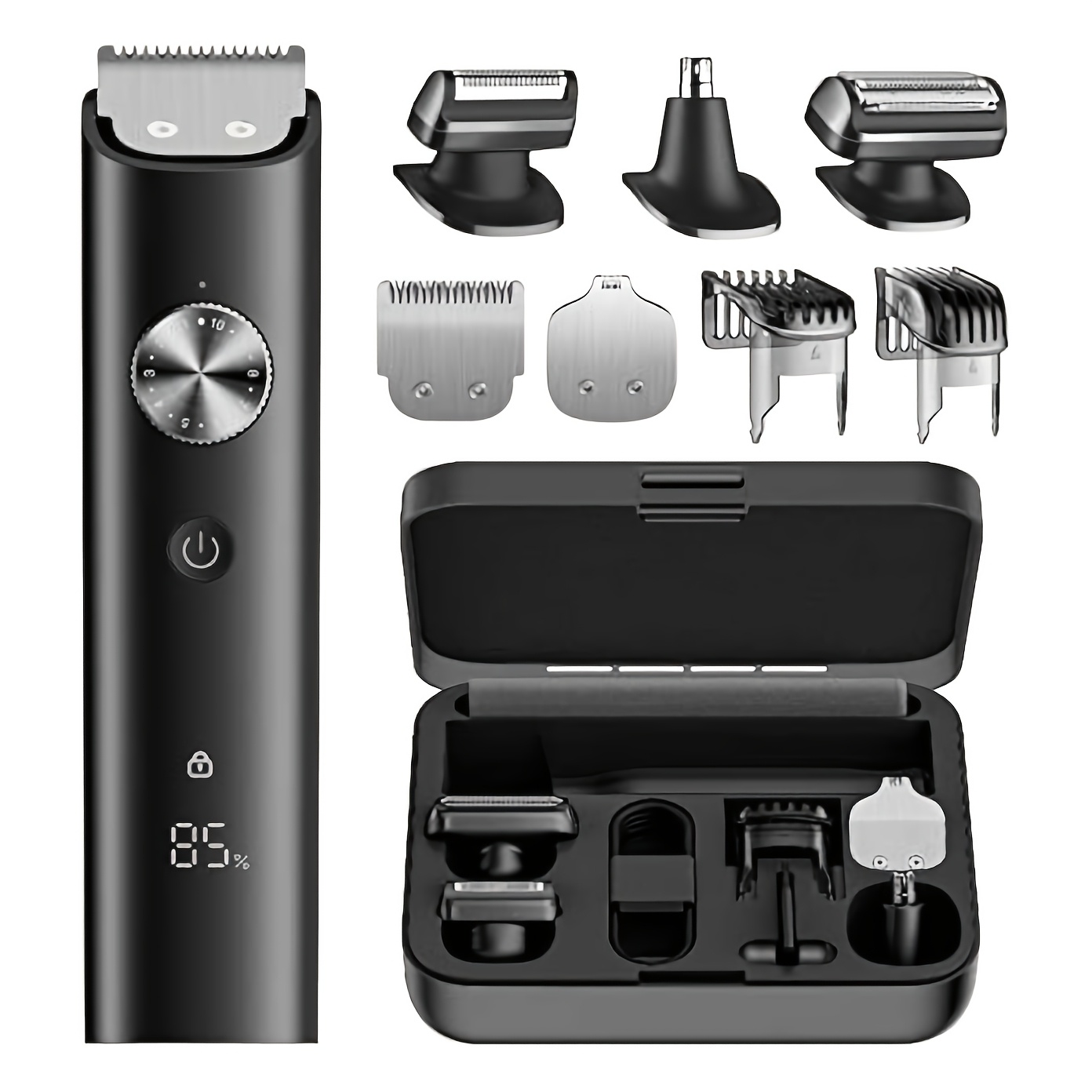 E-shop Xiaomi Grooming – Mehrere Aufsätze für verschiedene Längeneinstellungen mit 0,5 mm – 90 Minuten extra lange Akkulaufzeit* – Typ-C-Anschluss für