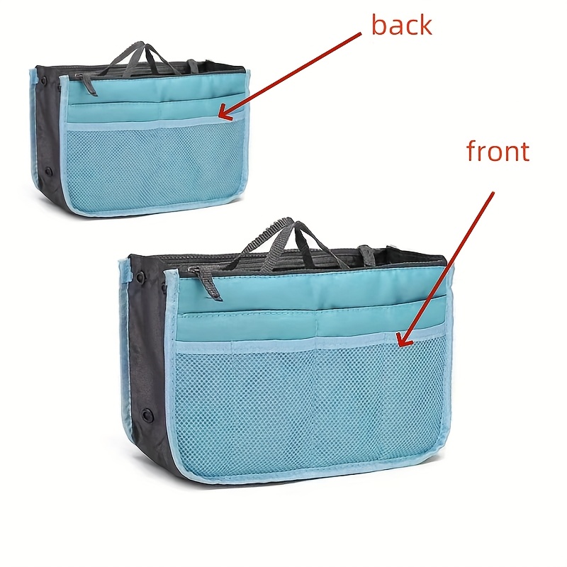 TEMU Bag In Bag, Storage Bag; Storage Bag; Multifunctional Makeup Bag, Travel Bag, Inner Bag, Makeup Organizer, Separate Storage Bag