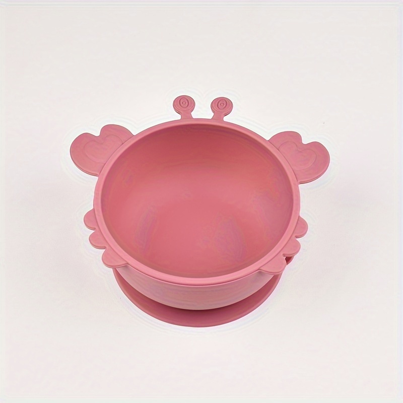 Baby Bowl Feeding Bowl Food-grade Silicone Suction Cup Bowl Cute Shape Baby Independent Learning To Eat Tableware Put In Microwave And Dishwasher Halloween Gifts