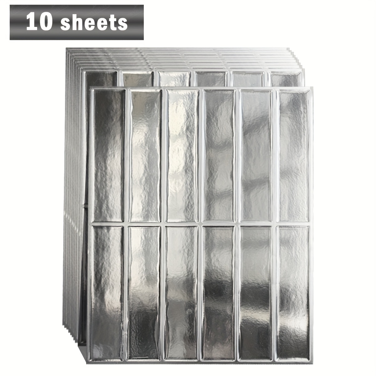 10/30pcs Of Adhesive Wall Tiles With A Pattern, Resistant To Heat And Water, Ideal For Kitchen Backsplashes, Bathrooms, Home Decoration, And Rv Countertops, By Shinyhome