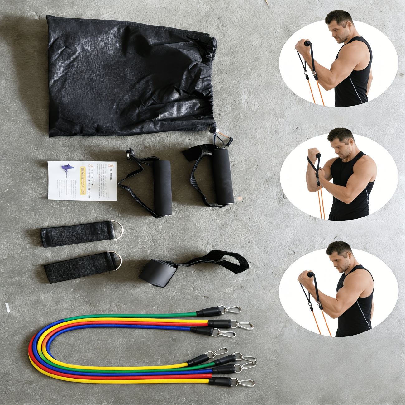 11pcs Multi-Functional Tension Rope Training Set