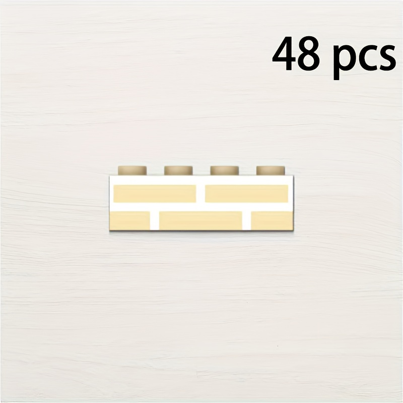 48pcs Wall Tile Style Toys for Building Blocks