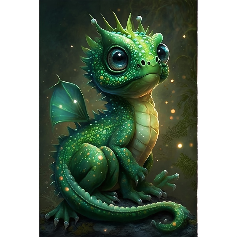 Green Cute Dragon - Temu