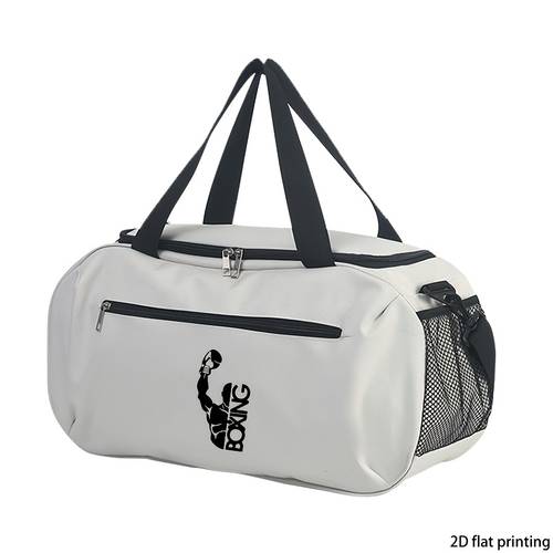 boxing pattern printed handbag large capacity travel duffel bag suitable for sports daily and travel gym storage bag durable fabric 2d flat printing 2d flat