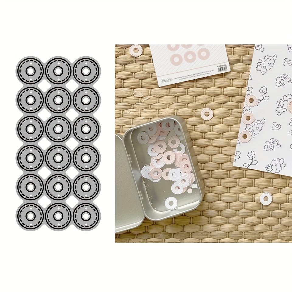 

1pc Matrice de Découpe Métallique à Thème pour Scrapbooking DIY, Fabrication de Cartes & Loisirs Créatifs - Argentée