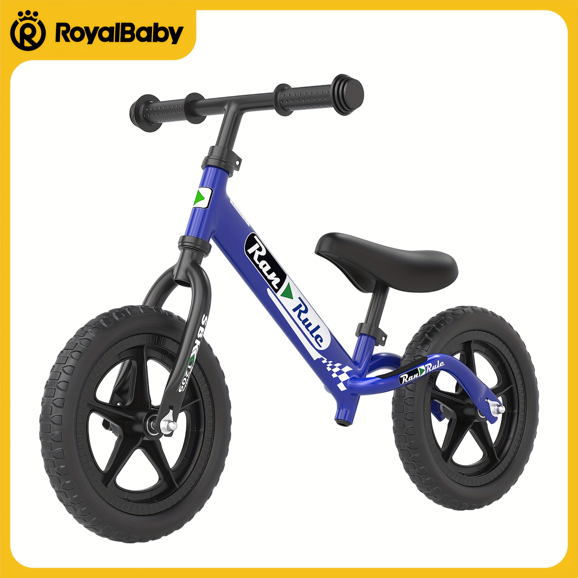 

Freestyle Toddlers Balance Bike Kids Learning Bicycle 12 Inch Wheel With Handbrake For Boys Girls Ages 3-5 Years