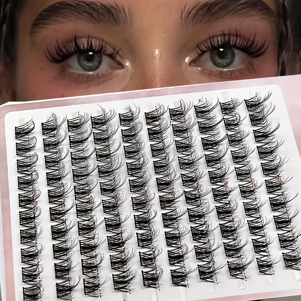 

100pcs Cat Eye Lash - C Eyelash Extensions, Fluffy & Lightweight, -free Diy Individual Lashes In 6-15mm Lengths, Anime Enthusiasts