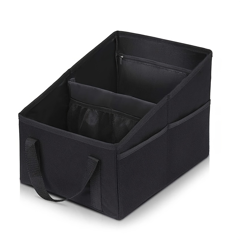 Organizator za avtomobilski zadnji sedež, večnamenska škatla za shranjevanje na sedežu, velika škatla za orodje, odebeljen material iz Oxfor