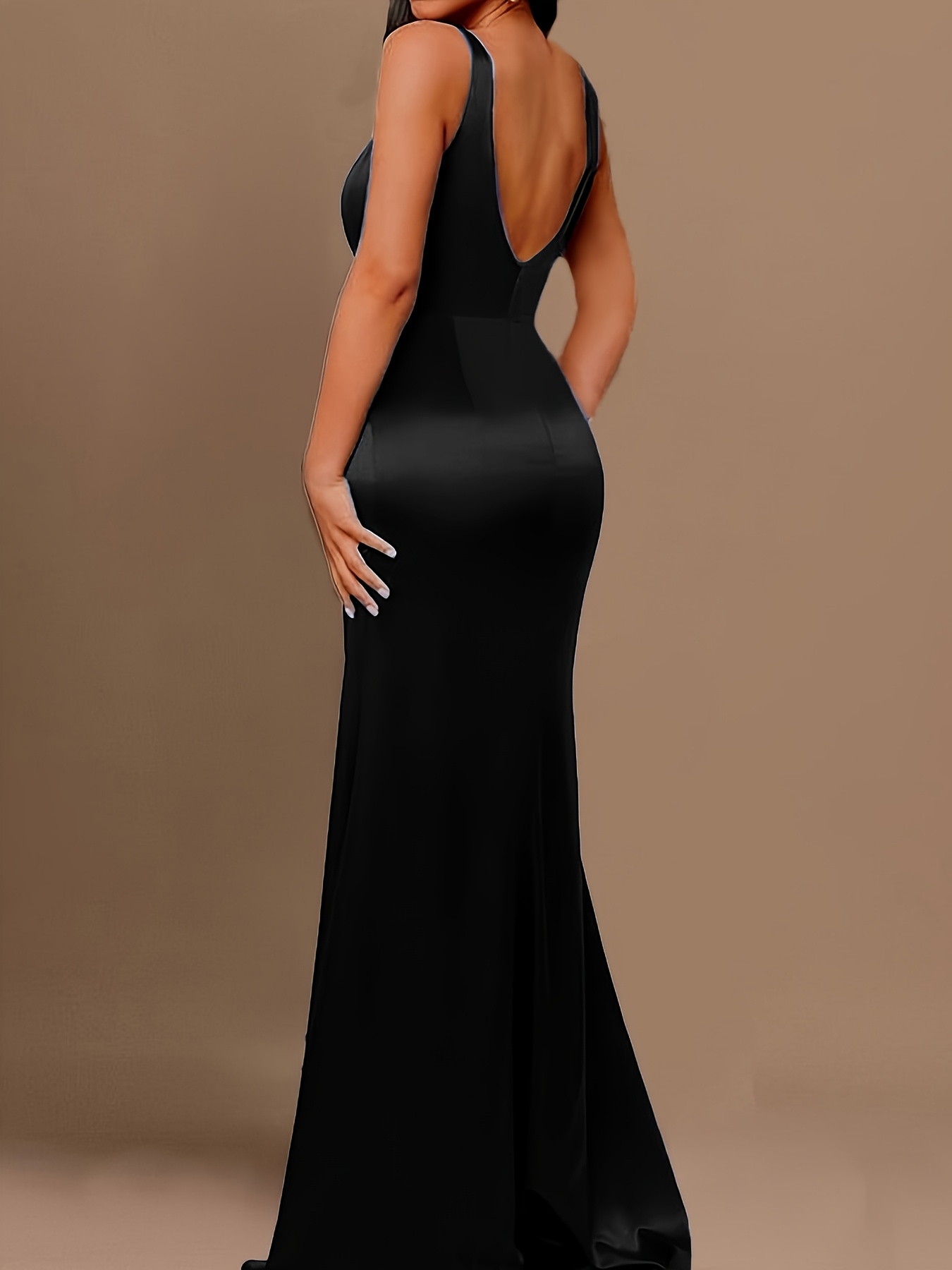 banquet black dress Dani Gown in Black – A-Line Tulle Lace Formal Dress main image 0