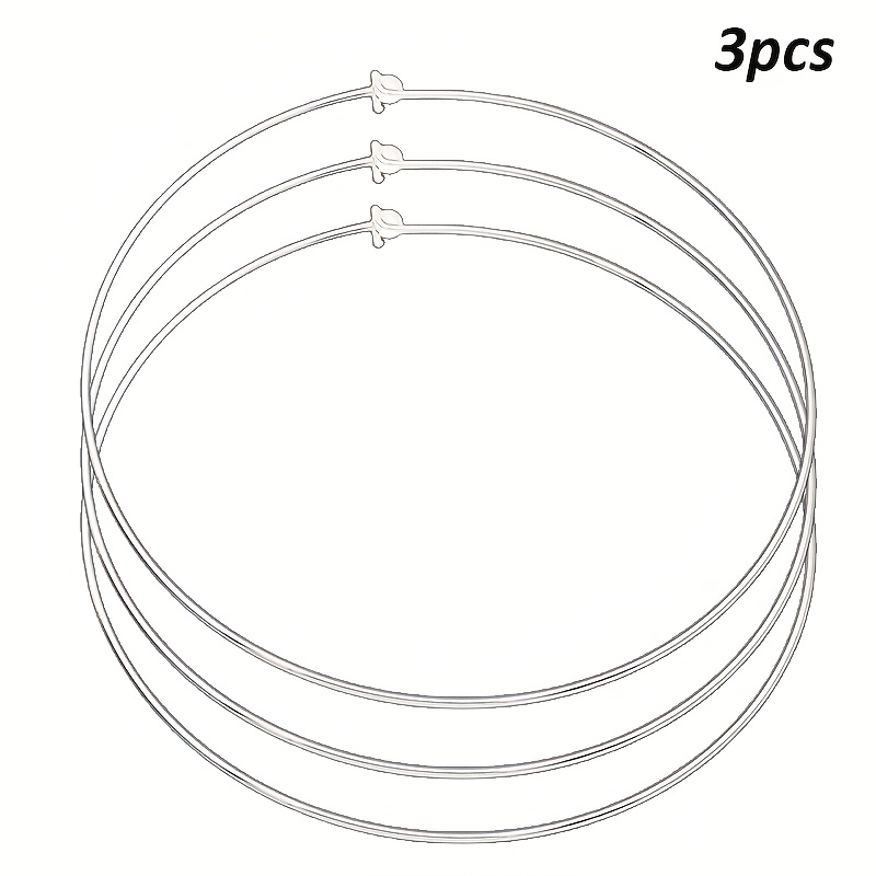 E-shop 3-teiliges Set Draht-Wickel-Halsbänder, einfarbige Metall-Choker-Halsketten, offene Choker-Halsketten für Damen, offene