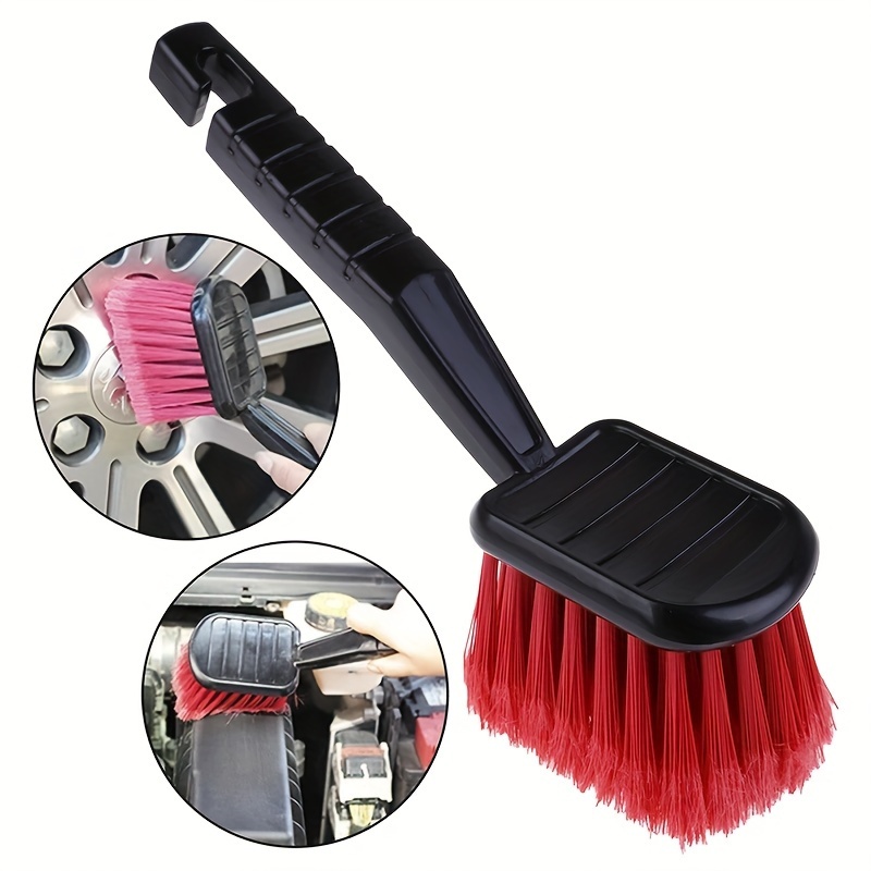 

1pc Car Wheel Brush Soft Bristle Wheel Cleaning Brush Rim Tire Detail Brush Automotive Tire Brush Wheel Cleaner Brushes