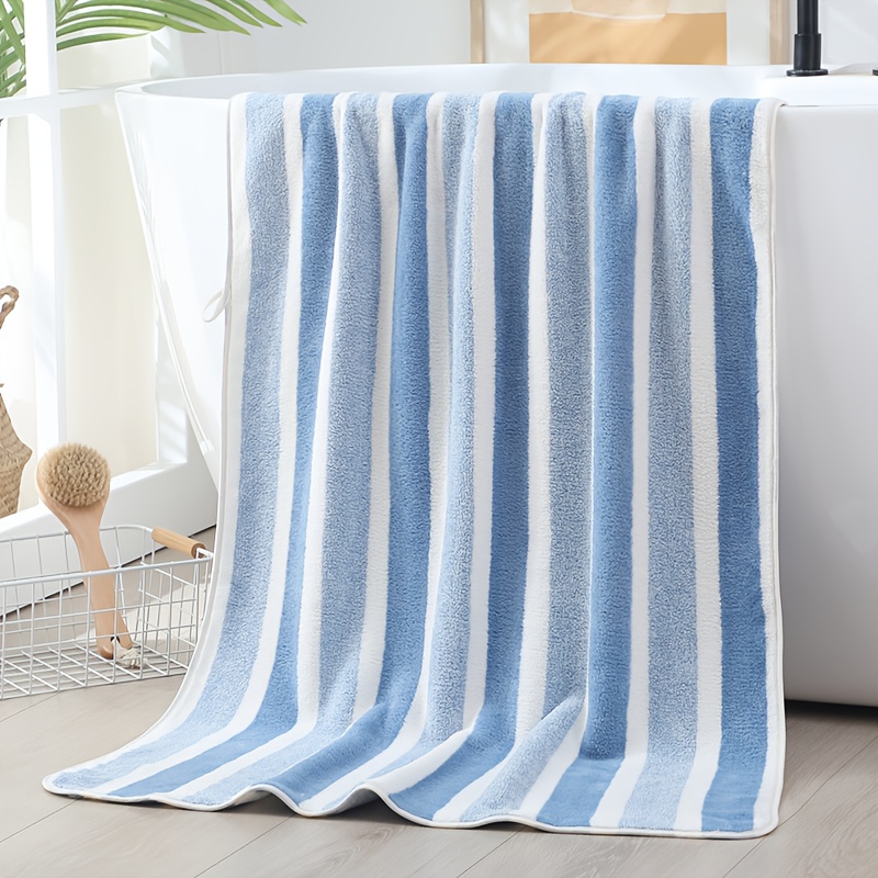 TEMU Serviette de bain 1 pièce, (68,58 x 137,16 cm) en microfibre ultra-douce et très absorbante, légère et à séchage rapide pour , , le yoga, , le