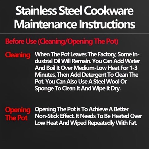 versatile stainless steel wok non stick honeycomb design for gas induction stoves   cooking   details 8