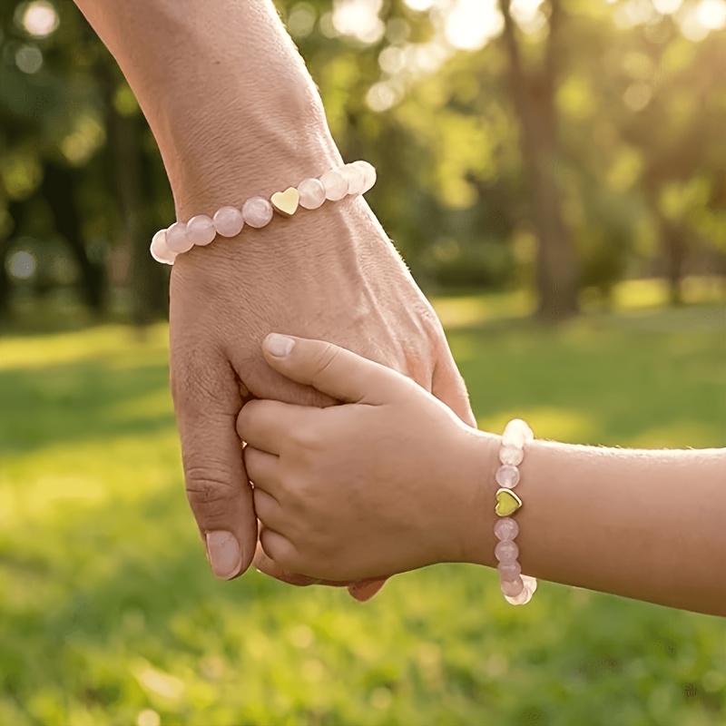 Mother's Day Heart-Shaped Bracelets for Family