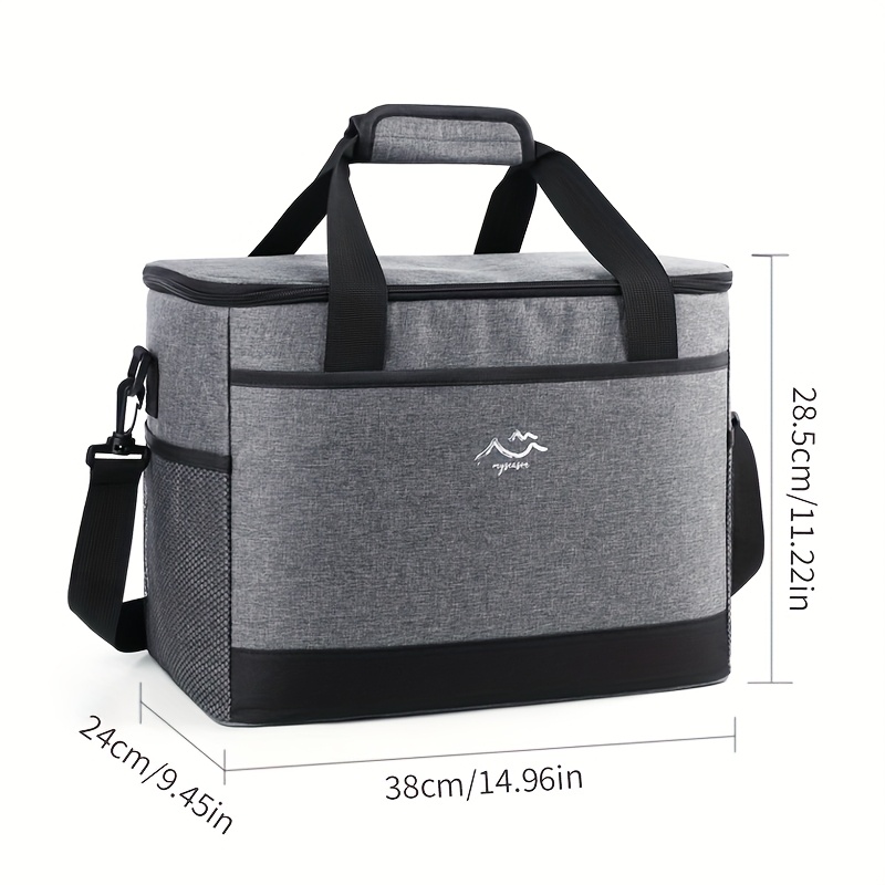 1pc, New Portable Lunch Bag With Easy And Insulated Design, Suitable For Daily Work, School, Office, Outdoor Picnics, And Camping Trips, Non-food Contact