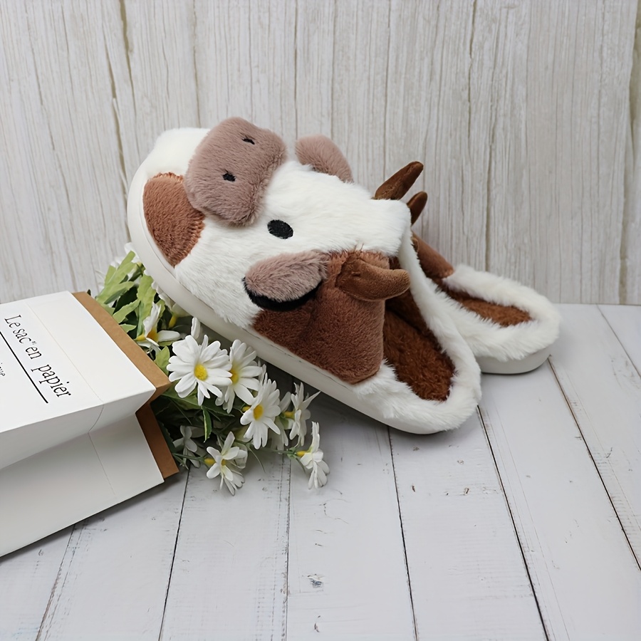 pantuflas hogar adorable vaca mujer calzado hogar Temu Ecuador