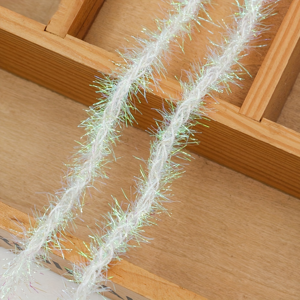 A 2cm Wide Golden Wire Shiny Plush Holiday Decoration Flower Arrangement For Weddings, Christmas, Schools, And Ribbons.