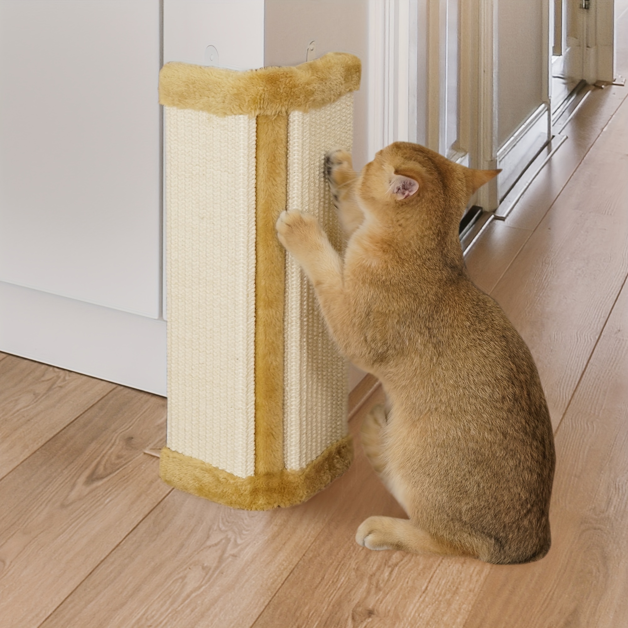 

Cat Scratching Pads For Indoor Cats, Wall Corner Scratcher Furniture Protector