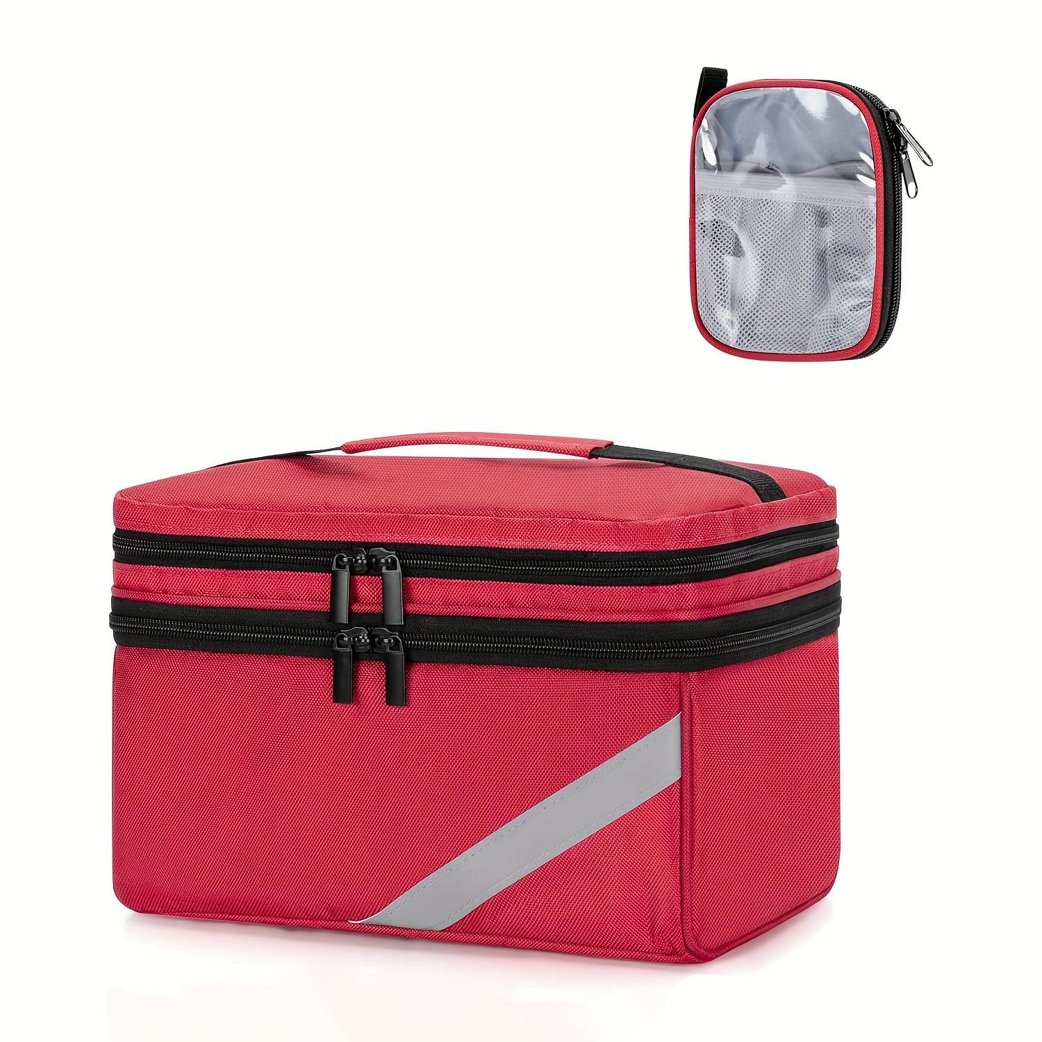 Aid Kit Organizer Bag (Empty Bag), Pill Organiser Box, Medicine  Organizer, Medicine Bag, Pill Bottle Organizer for Emergency Medication,