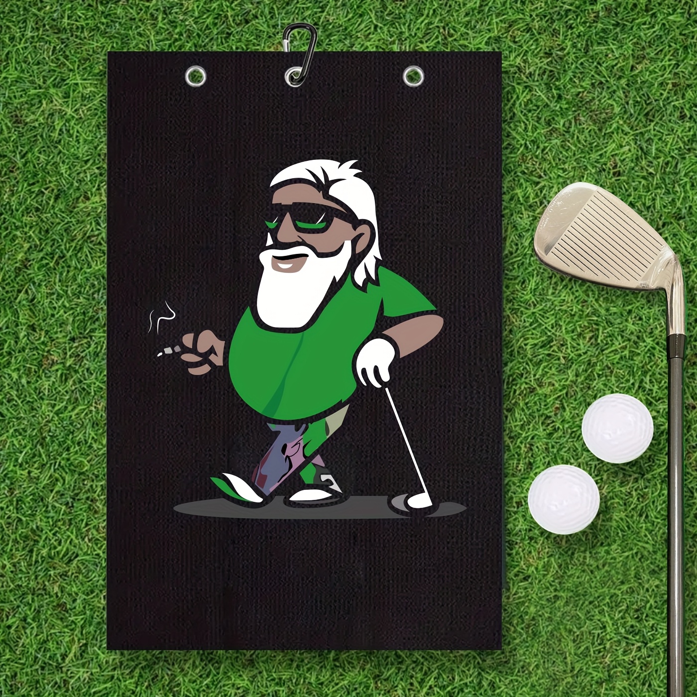 TEMU Humorous Golf Towel Featuring A Removable Clip, An Ideal Present For Golf Enthusiasts, Including Husbands, , And Fathers, Suitable For Birthdays