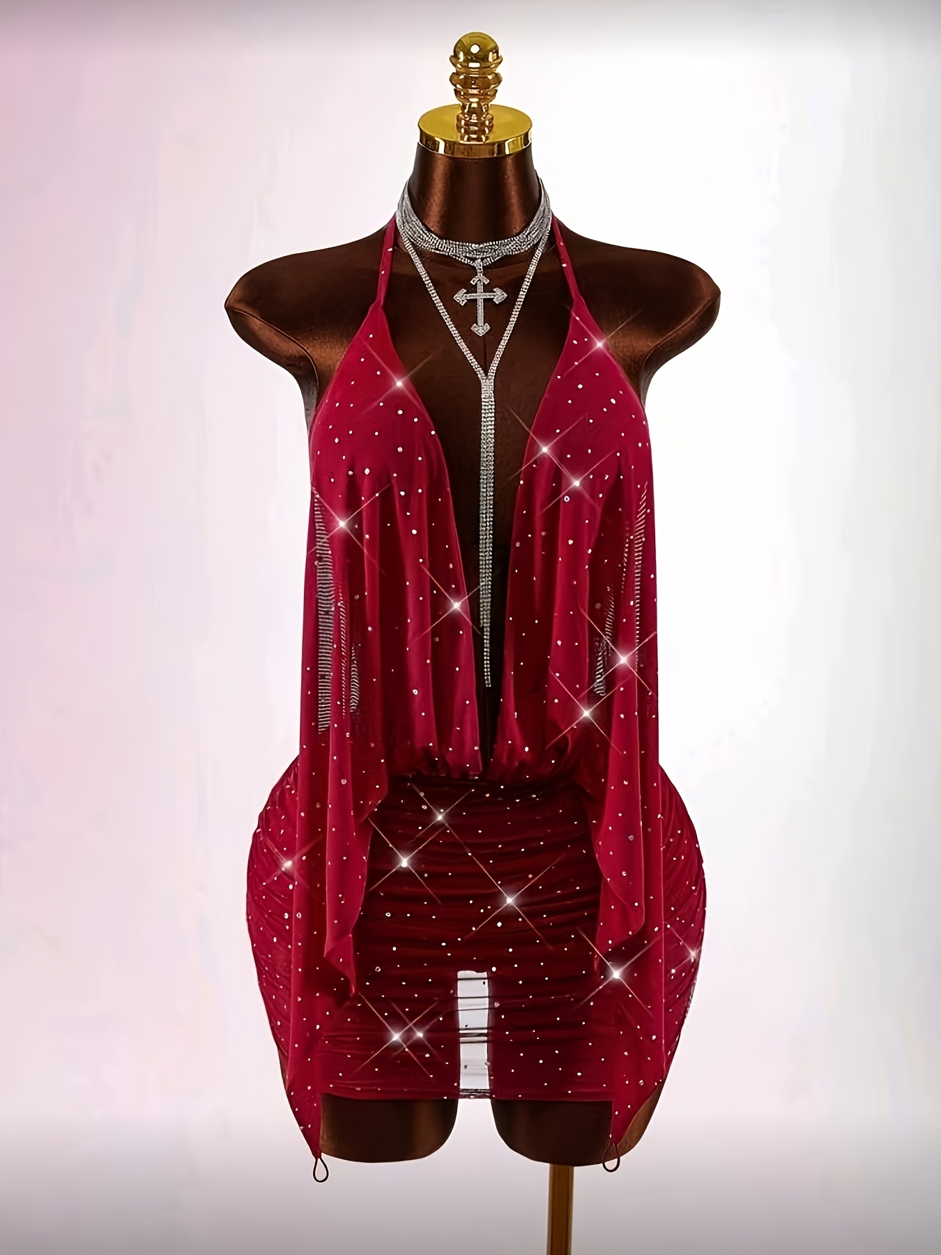 open lace back dress Red Void Lush Top – Freedom Rave Wear