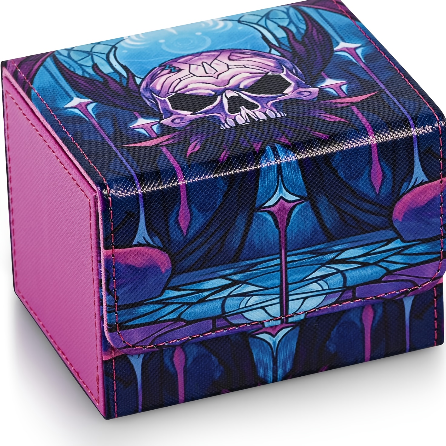 sleeved card storage box Baseball Holders Ultra PRO 8-Pack Clear Stackable Baseball Boxes The versatile exterior lid transforms into a game mat Realm Guard Boros MTG Deck