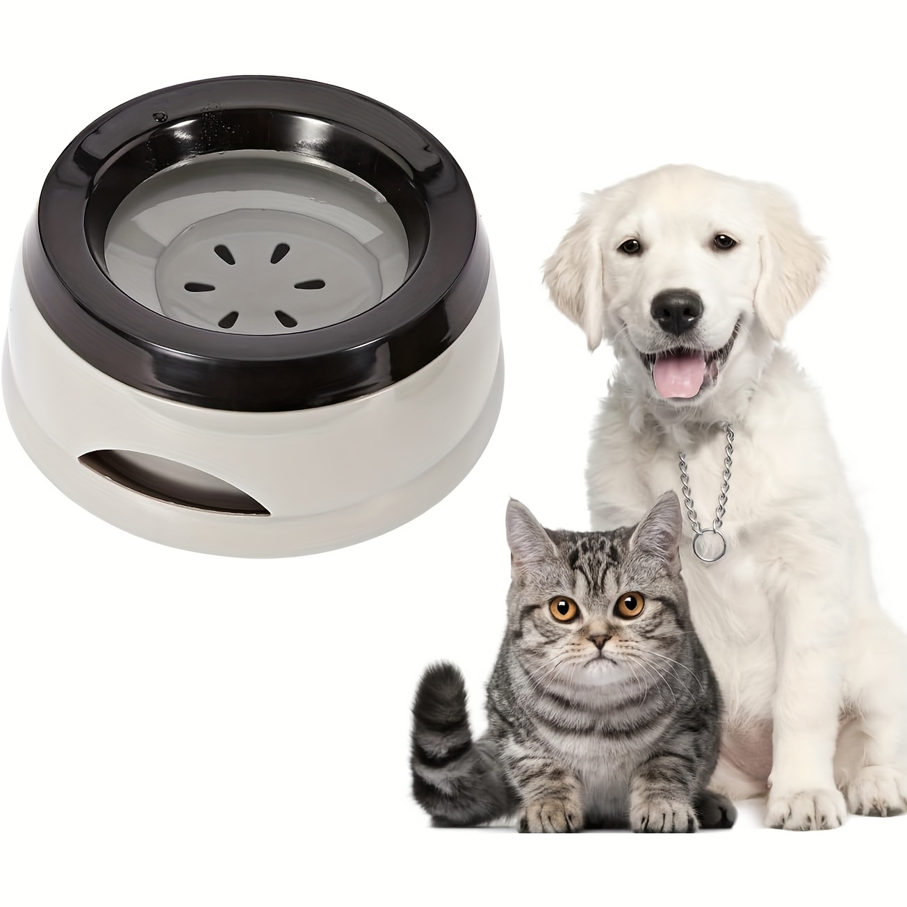 battery operated cat water fountain DownyPaws FurSink Battery-Operated Cat Water Fountain