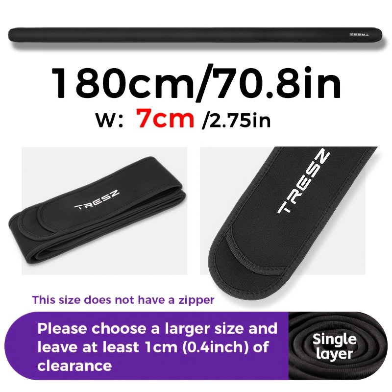 Tresz Fishing Rod Protective Bag, Elastic Thickened Lure Rod Protective Cover, Portable Rod Sleeve/bag/case For Fishing Gear