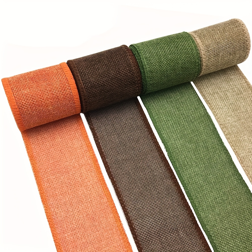 3 meter weihnachtsdekoration jute rolle, 6cm breite bunte jute rolle, diy weihnachtsbasteln für hochzeitsfeier schleifendekorationen. 0