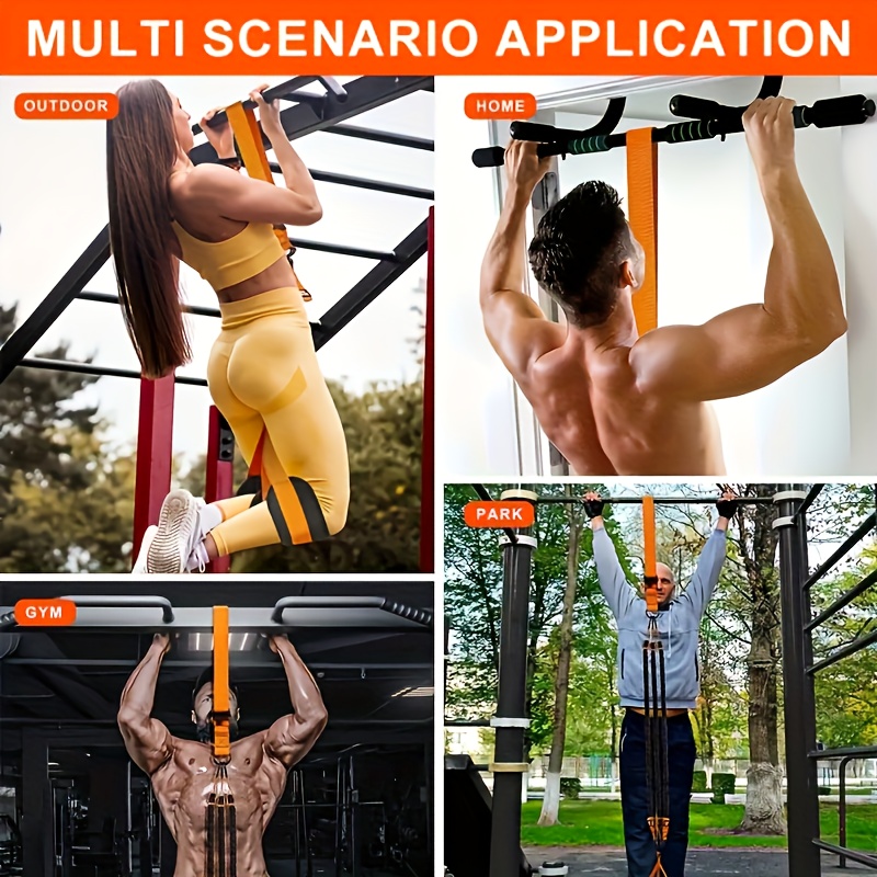 5pcs Pull-Up Assist Strap Set for Strength Training