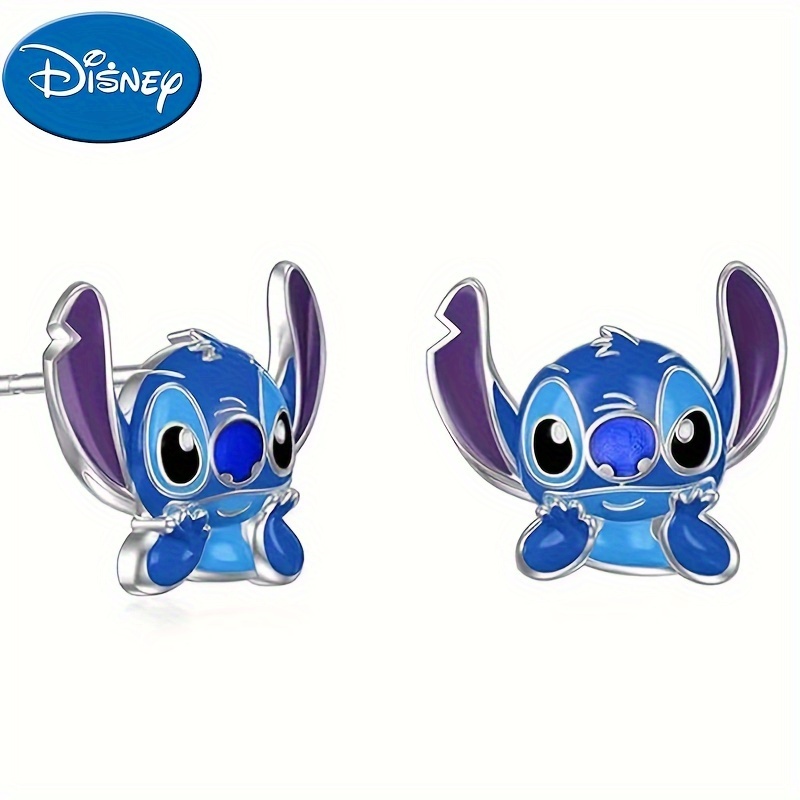 

Cute Stitch Stud Earrings Jewelry, Blue Color Monster Adorable Ear Studs Decoration, Birthday Gifts