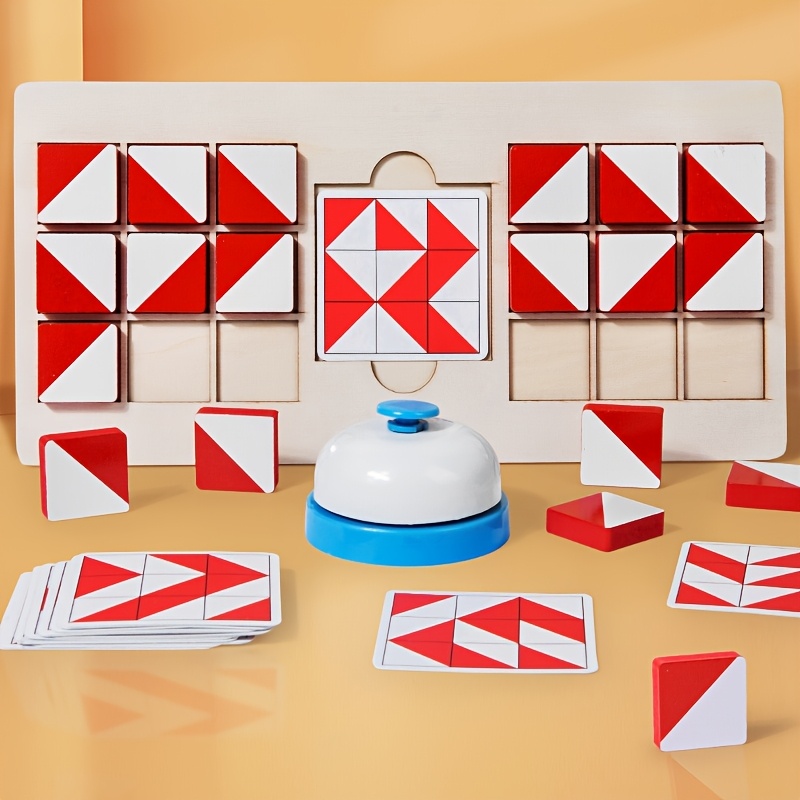 Image of New Dual 3d Puzzle Training Thinking Parent-child Interactive Table Game Toy, Christmas Halloween New Year Birthday Gift!