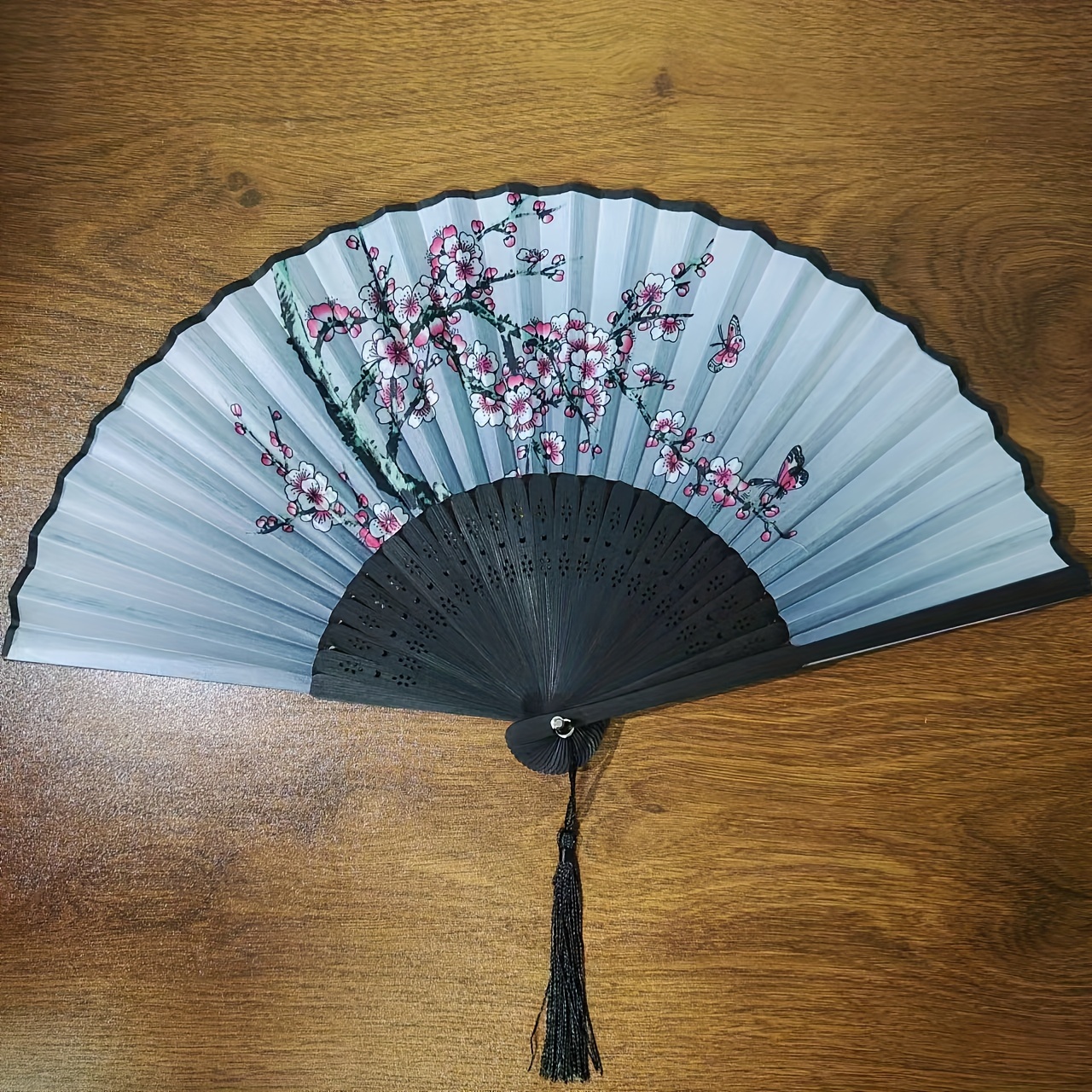 Éventails Pliants,2 Pièces Motif Papillon Eventail Pliant De