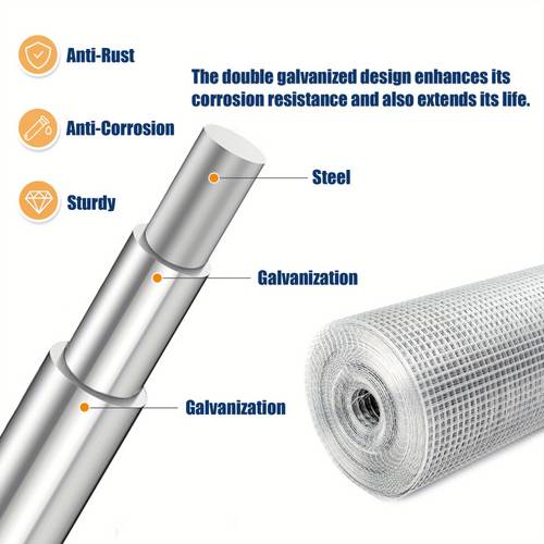 19ga hardware cloth galvanized after welding 19 gauge square chicken wire fence mesh roll raised garden bed plant supports animals poultry netting cage fence home projects 1 2 in 12in h x25ft l 24in h 36in h x50ft l 48in h x100ft