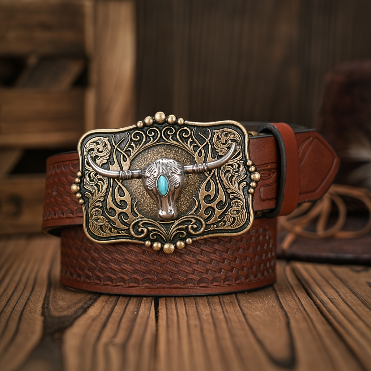 Cow Themed Unisex Belt with Buckle and Body Strap