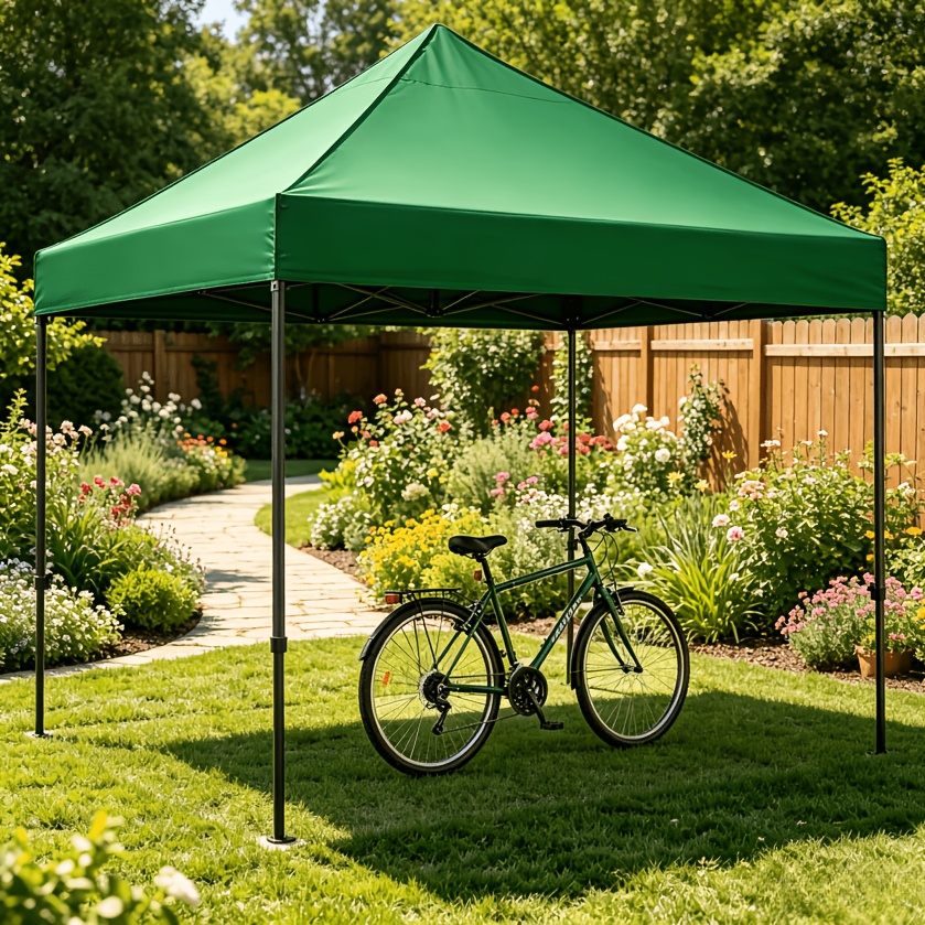 3.12*4.62/3.12*3.12m Pop Up Carport, Quick-open Sunshade And Car Storage Shelter, Temporary Removable Canopy For Car Truck Boat Bike, Commercial Gazebo With Tensioner, Wheel Bag & Accessories