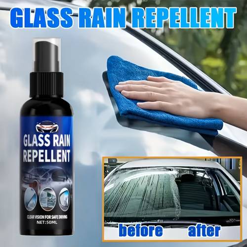 nano repellent anti rain and anti fog spray for car glass helmets windshields and interior glass