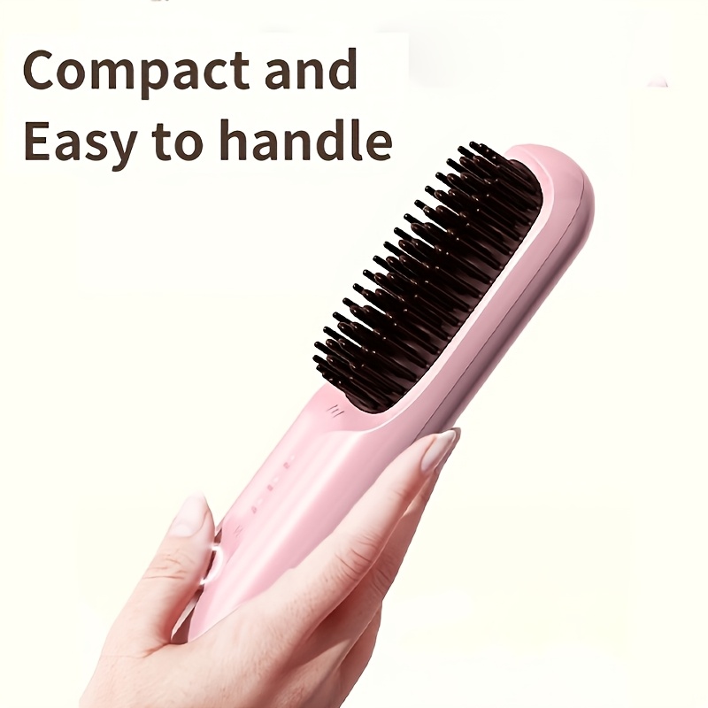 TEMU Wireless Mini Hair Straightener, Usb Charging, Straightener, Easy To Carry, Suitable For Home Use, Travel, . Valentine's Day, Day, Birthday. Gift For Mom, Gift For Girlfriend, Surprise.